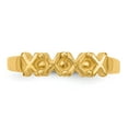 thumbnail image 4 of Finest GoldXMR17-3 14K Yellow Gold Polished 3-Stone Mothers Ring Mounting - Size 7, 4 of 4
