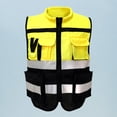 thumbnail image 1 of OULII High Visibility Safety Vest Cycling Vests for Traffic Controllers 1Pcs, 1 of 4