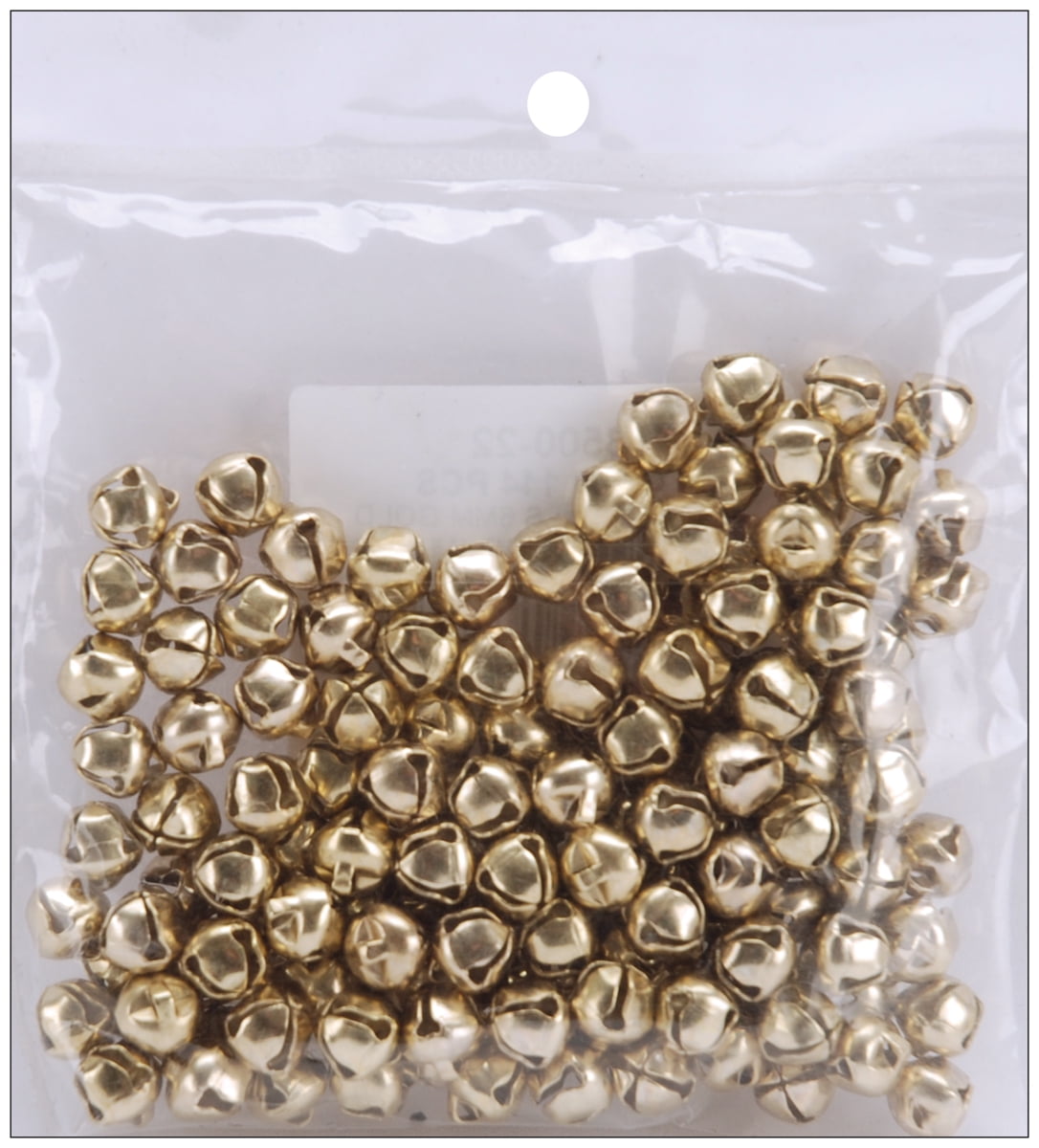 Jingle Bells .25" 144/Pkg Gold