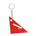 thumbnail image 3 of koolsoo Carpenter Square Layout Measuring Tool Clear Scale Triangle Ruler Red, 3 of 9