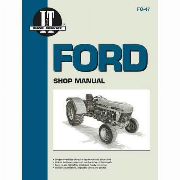 I&T Shop Manual fits Ford 3230 3430 3930 4630 4830