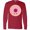 Red, variant on Inktastic Light Pink Donut Long Sleeve T-Shirt