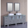 thumbnail image 1 of Mercury Import Group AGR230CBECWG2S 84 in. Bosconi Double Vanity Set - Gray, 1 of 1