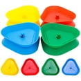 thumbnail image 2 of KAKOWELY HandsFree Playing Card Holder with Premium ABS Material for Storage Assorted Color 8Pcs Triangle Poker Stands,3.39"X3.23"X0.98", 2 of 4