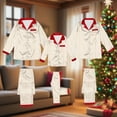 thumbnail image 4 of Guluxicc Christmas Pajamas for Family, Pjs Matching Outfit Sets for Men, Holiday Nightwear, Button Down Shirt with Pockets and Pants, Sleepwear Jammies, Yellow, 4 of 7