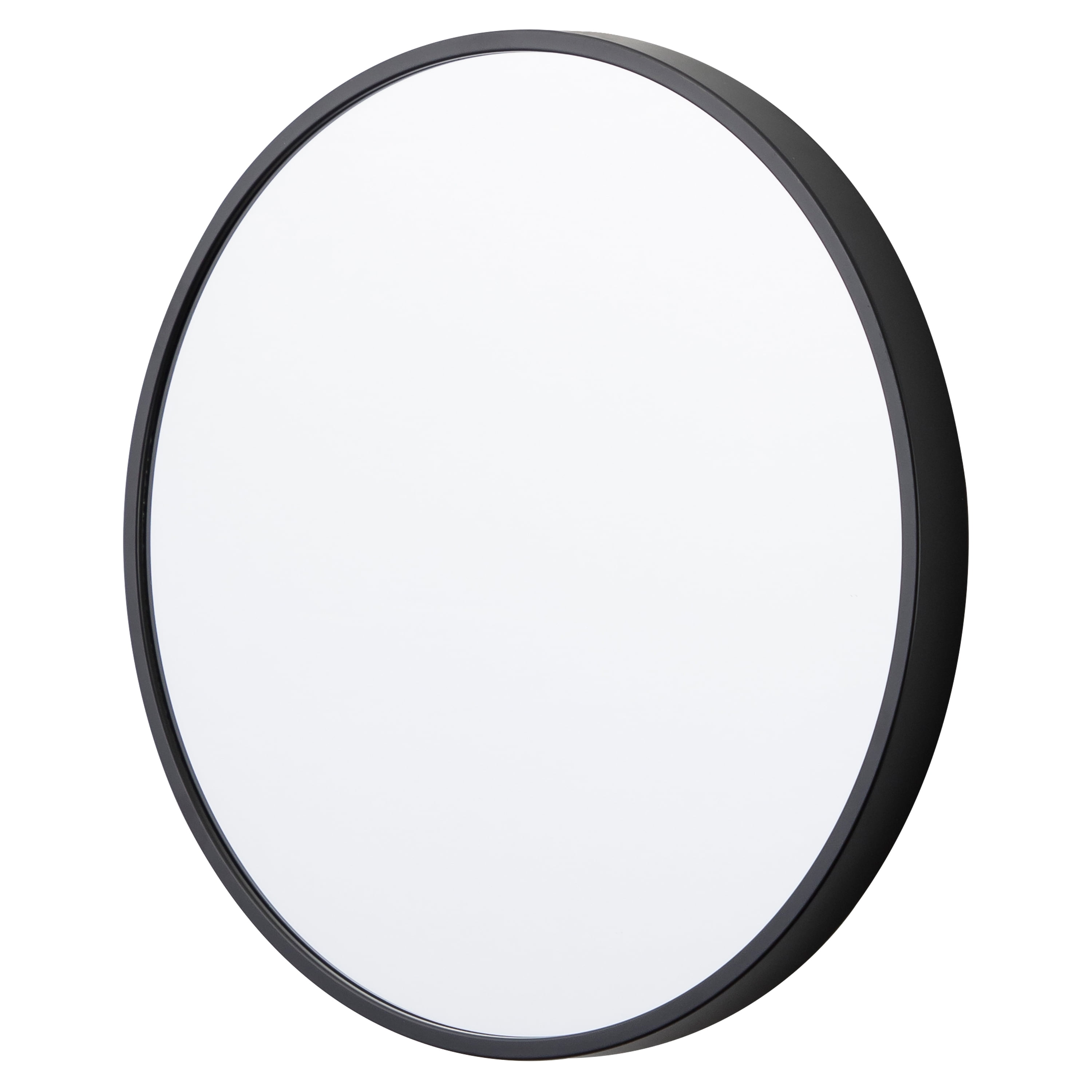 Mainstays x Black Round Small Decorative Wall Mirror for Bathroom or Living Room