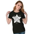 thumbnail image 4 of Miracles Happen All Time Inspiring Womens Fitted Plus Size Graphic Tee Brisco Brands 2X, 4 of 5