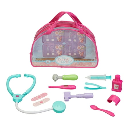 My Sweet Love Doctor Play Set for Baby Dolls, 16 Pieces
