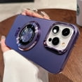 thumbnail image 2 of Dteck for iPhone 12 Case with Magnetic Stand, Compatible with MagSafe, Military Drop Protection Luxury Plating Protective Phone Cases for Women Men,Purple, 2 of 6