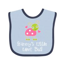 Inktastic Grammy Love Bug Valentines Day Childs Girls Baby Bib
