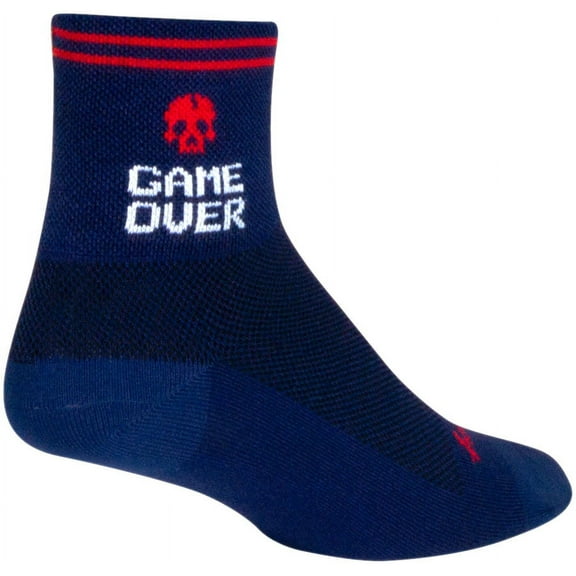 SockGuy Gameover Standard Classic Socks - 3", Small/Medium
