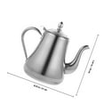 thumbnail image 2 of Minkissy Large Capacity Loose Tea Kettle With Infuser In Silver 1Pack, 2 of 8