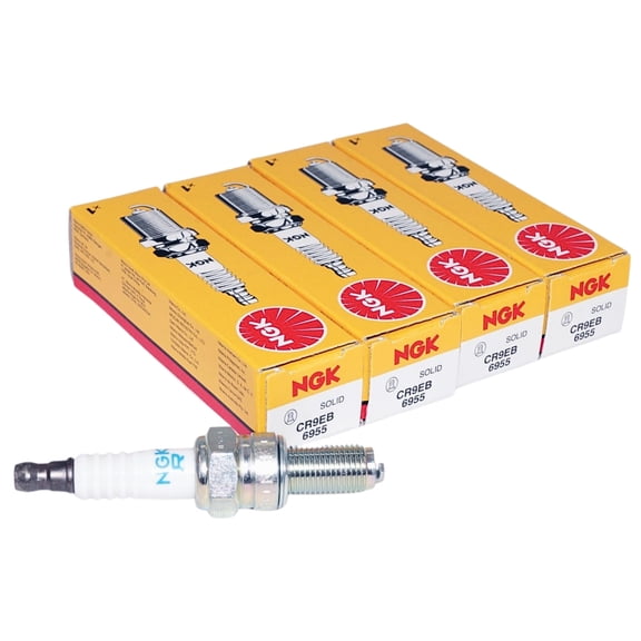 NGK 6955/CR9EB OE Series Standard Nickel Spark Plug - 4 Pack