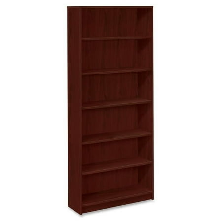 HON 1870 Series Bookcase Six Shelf 36w x 11 1/2d x 84h Mahogany 1877N