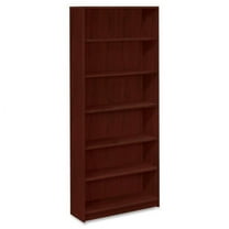 HON 1870 Series Bookcase Six Shelf 36w x 11 1/2d x 84h Mahogany 1877N