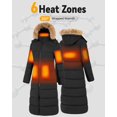 thumbnail image 4 of Chaqueta térmica Wulcea Graphene HeatMaster Winter Warm para mujer, 4 of 6