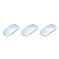 thumbnail image 1 of sweethay Ratón inalámbrico RGB compatible con Bluetooth, ratón de ordenador para juegos, ratón silencioso recargable, ratón ergonómico con Type1 NO1, 1 of 6