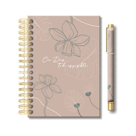 Pura Vida Books with God, Everything is Possible Journal for Adults