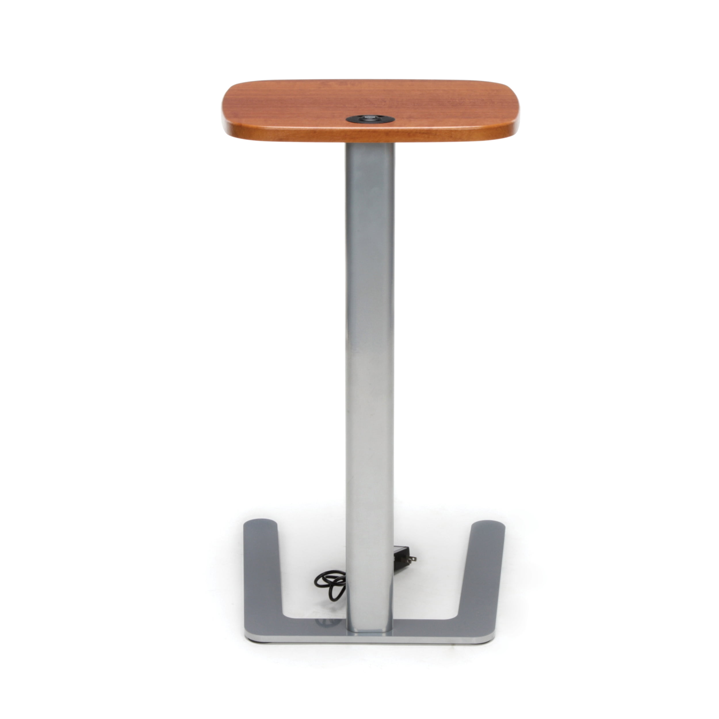 OFM Model ACCTAB Accent Table with USB Grommet, Cherry