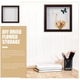 thumbnail image 3 of HOOWIFFY 2Pcs Specimen Display Box Wood Storage Generous Coffee Family Friends, 3 of 7