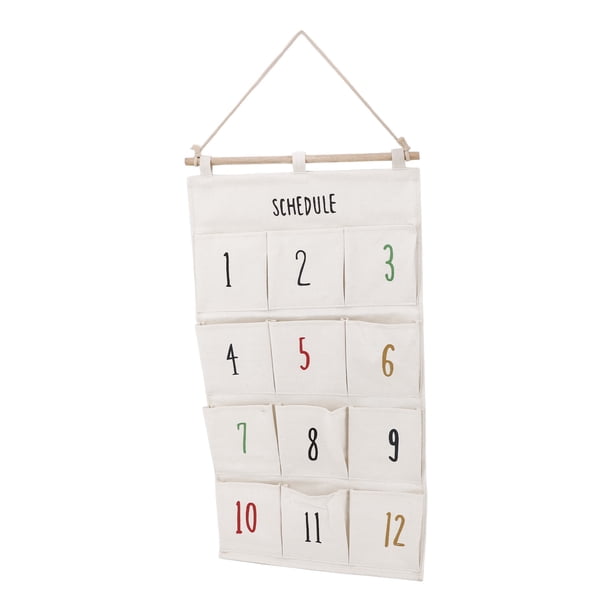 Organizador De Bolsa De Almacenamiento Para Colgar En La Pared, Organizador Colgante De Tela Con Bolsillos Para Colgar En El Armario, Para Artículos Diversos, Juguetes Y Llaves.