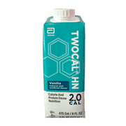 Oral Supplement / Tube Feeding Formula TWOCAL® HN Vanilla Flavor Ready to Use 8 oz. Carton (Case of 24)