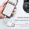 thumbnail image 2 of Adecuado para lector de tarjetas de teléfono móvil Pingguo SDTF convertidor universal dos en uno cámara plana OTG línea de transmisión, 2 of 4