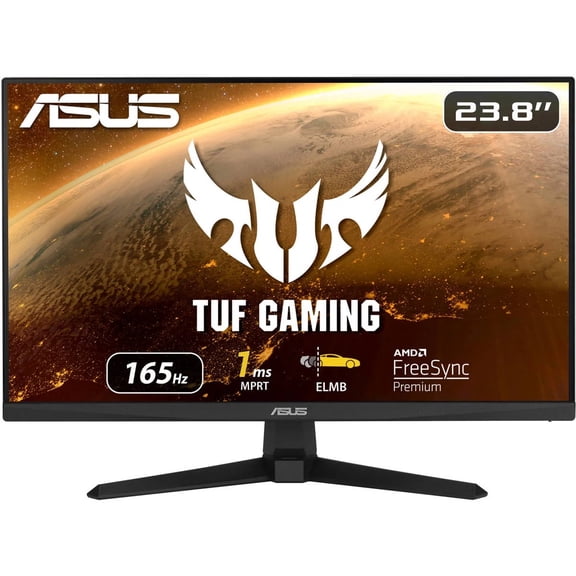 Restored Asus Computer VG247QY1A Tuf Vg247qy1a Led Gaming Monitor, 23.8" Widescreen, 1920 Pixels X 1080 Pixels