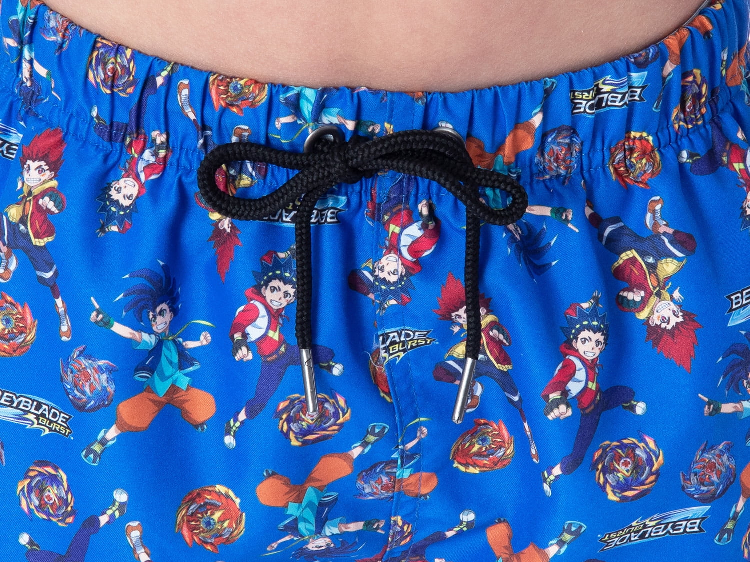 Beyblade Burst Boys' Spinner Tops Character Allover Print Swim Trunks