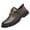 Coffee, variant on Men's Trendy Lace-Up Business Dress Shoes Lightweight Retro Casual Flats Thick Bottom Loafers Slip-On Heightening Shoes for Daily Walking Business Shoes