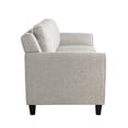 thumbnail image 4 of Pemberly Row Contemporary Loveseat in Beige Fabric Upholstery, 4 of 6