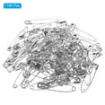thumbnail image 3 of Uxcell Safety Pins 2.13 Inch Nickle Plated Small Sewing Pins Silver Tone 100Pcs, 3 of 5
