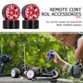 thumbnail image 2 of Sywqhk 4 Uds llantas de rueda Beadlock neumáticos para 1/24 RC coche Axial SCX24 90081 (rojo), 2 of 9