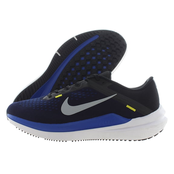 Nike Air Winflo 10 Unisex Shoes Size 9.5, Color: Black/Wolf Grey/Racer Blue