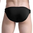 thumbnail image 6 of ZZwxWA Men's Swimwear Briefs Soild Color Lace-up Drawstring Elastic Waistband Bottoms Underwear Holiday Saving, 6 of 7