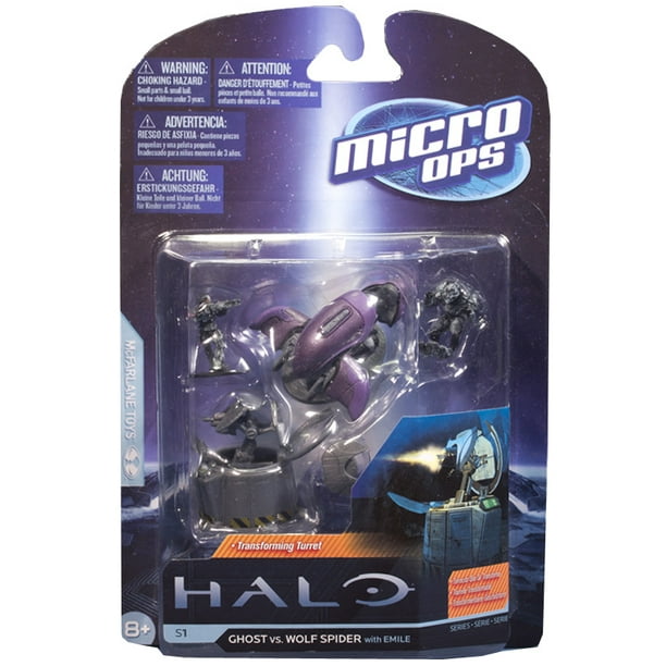 Halo Micro Ops Série 1, Tourelle Fantôme Vs Loup Araignée