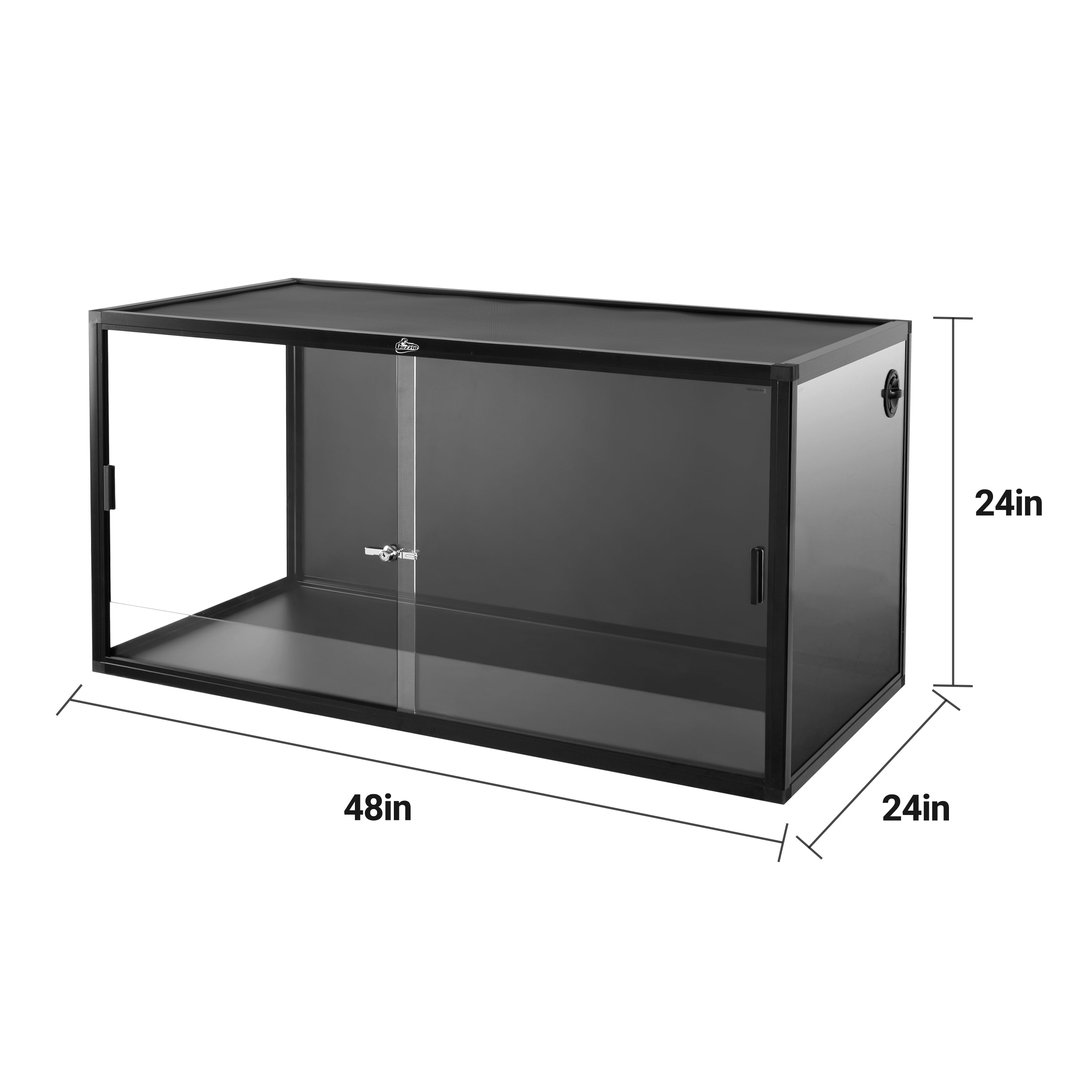 GUZZLO 120 Gallon Full Knock Down Reptile Terrarium , Easy Assembly