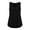 -135-Black, variant on Womens Plus Size Tank Tops Round Neck Split Solid Color Loose Fit Casual Blouses Comfy Tops for Street Wear Outdoor Vacation Home