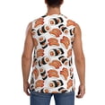 thumbnail image 4 of Vsdgher Sushi Roll Print Workout Tank Tops Gym Sleeveless Fitness Muscle Tee -Large, 4 of 6