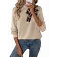 thumbnail image 3 of Female Bow-Knot Tie Neck Blouse Long Sleeve Shirt Color L, 3 of 9