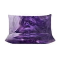 thumbnail image 3 of 3 Pcs Soft Bedding Set, Includes 1 Duvet Cover with Zipper And 2 Pillow,Shams Purple Wolf King(102"×90"), 3 of 8