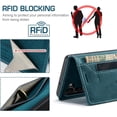 thumbnail image 2 of Wallet Case for Samsung Galaxy S23 Plus 5G,Magnetic Protect PU Leather Flip Case with Card Holders RFID Blocking Kickstand Shockproof Protection Case for Samsung Galaxy S23 Plus 5G 2023 (Teal), 2 of 18