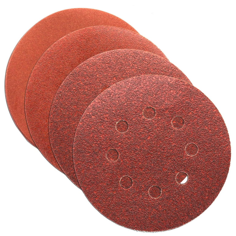 Gator 5-Inch 8-Hole Aluminum Oxide Hook and Loop Sanding Disc, Assorted  60/80/120/220 Grit, 24-Pack, 4385-05 