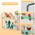 thumbnail image 3 of Organizador de encimera de baño NPPLUS, bandeja acrílica de 2 niveles, 3 of 7