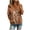 Khaki #1, variant on Guluxicc Women's Cold Shoulder Shirts Short Sleeve V Neck Graphic Tops for Summer Casual Outfits
