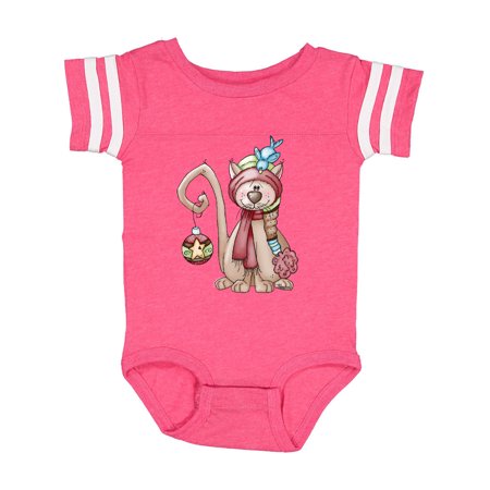 

Inktastic Christmas Kitty Cat Gift Baby Boy or Baby Girl Bodysuit