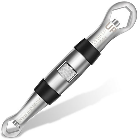 

JTWEEN 7-19mm Adjustable Wrench Ratchet Spanner Steel Adjustable Spanner Portable Repair Hand Tools for Car Bicycle Motorcycle Home Repair