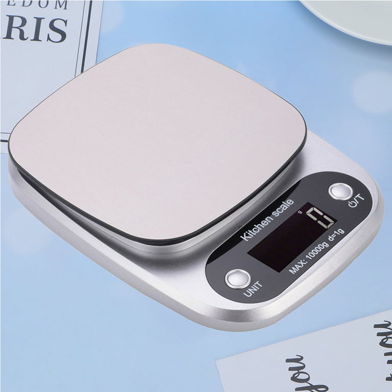 1PC Portable Small Digital Scale Stainless Steel Kitchen Scales  Multifunction Baking Food Scale Coffee Electronic Platform Scale for Home  Store