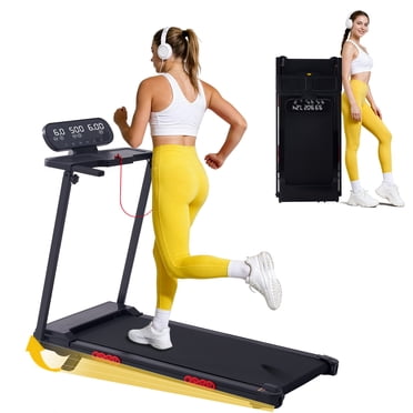 MCRG Portable Small Walking Pad Treadmill with Handrail, 3.0 HP ...