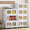 Stackable Storage B Extra Large Stackable Storage Bins White 3 Pack - Walmart.com